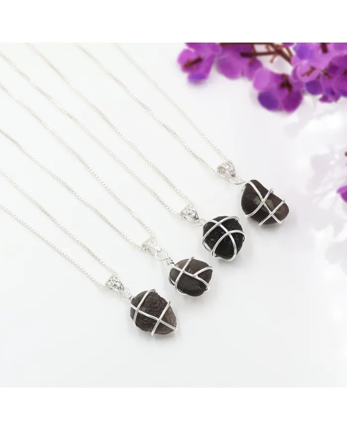 Chintamani Saffordite Pendant - 925 Sterling Silver Raw Gemstone Jewelry