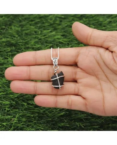 Chintamani Saffordite Pendant - 925 Sterling Silver Raw Gemstone Jewelry