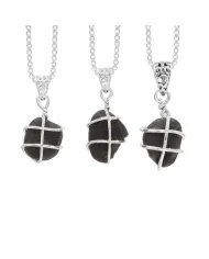 Rainbow Moonstone Pendant - 925 Sterling Silver Boho Vintage Jewelry