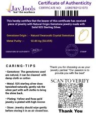 Swarovski Crystal Ring - Gold Plated 925 Sterling Silver Handmade Jewelry