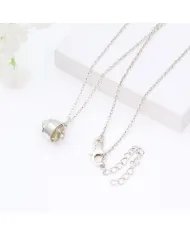 Herkimer Diamond Pendant - 925 Sterling Silver Rough Gemstone Jewelry