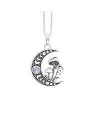Swarovski Crystal Sun Pendant – 925 Sterling Silver Round Gemstone