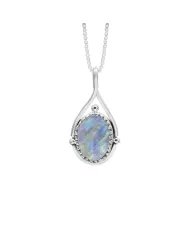 Swarovski Crystal Sun Pendant – 925 Sterling Silver Round Gemstone
