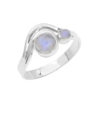 Natural Moonstone Ring, 925 Sterling Silver Ring, Statement Ring, Handmade Ring, Women's Jewelry