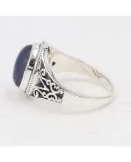 Natural Labradorite Ring - 925 Sterling Silver Handmade Boho Jewelry