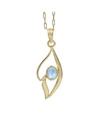 Pink Opal Pendant - 925 Sterling Silver Pear Shape Handmade Boho Jewelry