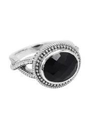 925 Sterling Silver Om Spinner Ring - Handmade Positive Vibe Jewelry