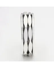 925 Sterling Silver Spinner Ring Fidget Anxiety Ring for Women and Men