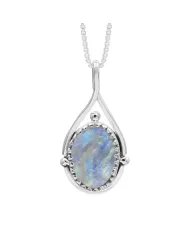 Swarovski Crystal Sun Pendant – 925 Sterling Silver Round Gemstone