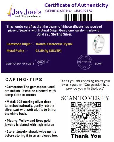 7 Chakra Spinner Ring – 925 Silver Fidget, Meditation & Anxiety Jewelry