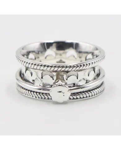 925 Sterling Silver Spinner Ring - Fidget Anxiety & Stress Relief Jewelry