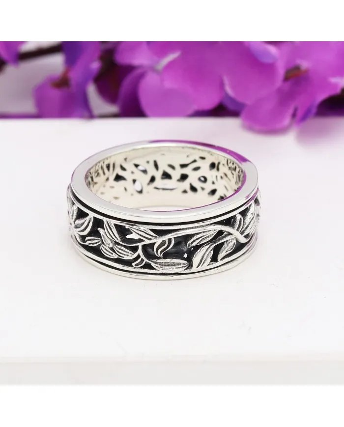 Handmade Spinner Ring in 925 Sterling Silver – Fidget & Mindfulness