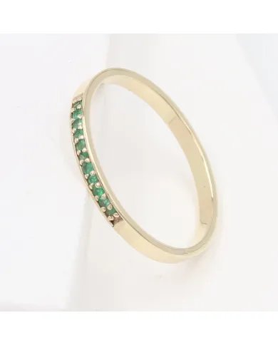 Natural Blue Sapphire Ring - 9k Gold Handmade Engagement Jewelry