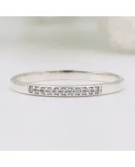 Natural Swarovski Crystal Ring - 925 Sterling Silver Handmade Jewelry