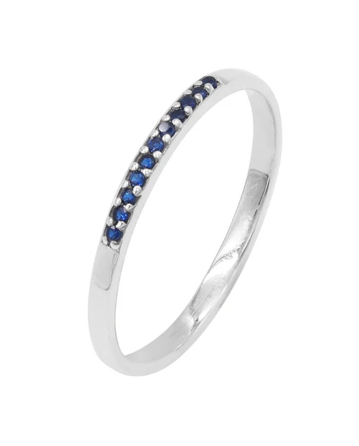 Natural Tanzanite Ring - Sterling Silver Ring Minimalist Rings for Her