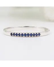 Natural Tanzanite Ring - Sterling Silver Ring Minimalist Rings for Her