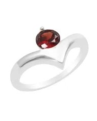 Natural Citrine Ring - 925 Sterling Silver Handmade Minimalist Jewelry