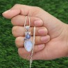 Moonstone Necklace, Silver Pendant, Tanzanite Pendant, Iolite Pendant, Designer Pendant, Vintage Pendant, Dainty Pendant for Her