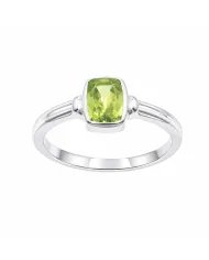 Amethyst Solitaire Ring - Gold Plated 925 Silver Handmade Unique Jewelry