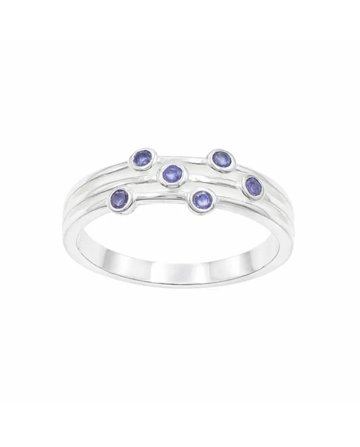 Blue Sapphire Ring – 925 Sterling Silver Handmade Gemstone Band