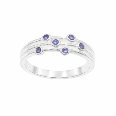 Blue Sapphire Ring – Gold Plated 925 Sterling Silver Handmade Jewelry