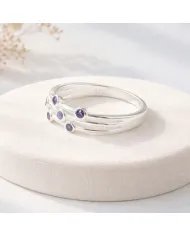 Blue Sapphire Ring – Gold Plated 925 Sterling Silver Handmade Jewelry
