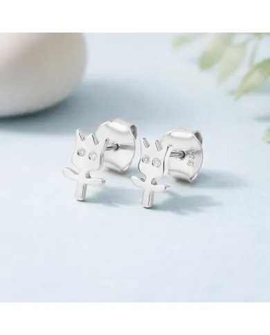 Moissanite Groot Stud Earrings – 925 Silver Handmade Marvel Gift