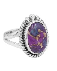 Swarovski Crystal Spinner Ring - 925 Silver Meditation & Fidget Jewelry