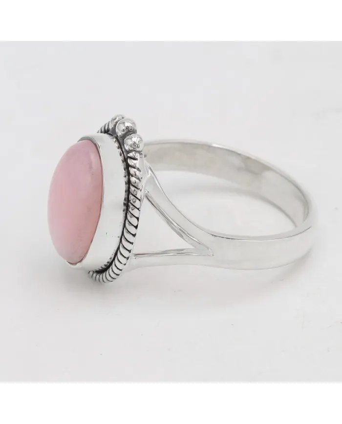 Natural Pink Opal - 925 Sterling Silver Handmade Gemstone Jewelry