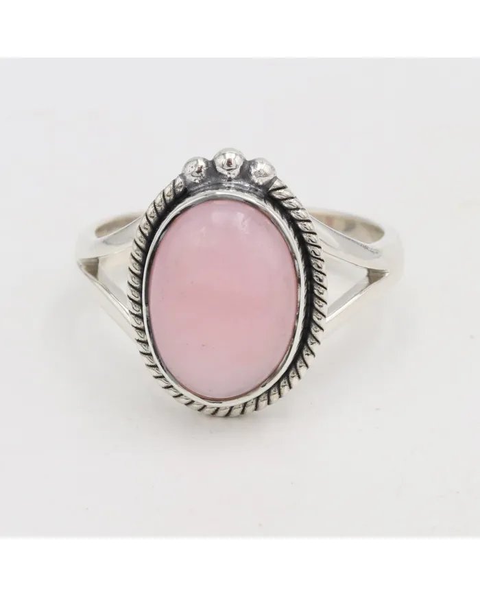 Natural Pink Opal - 925 Sterling Silver Handmade Gemstone Jewelry