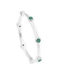 Emerald Gemstone Ring - 925 Sterling Silver - Minimalist Jewelry