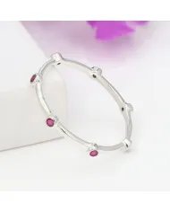 Ruby Gemstone Ring in 925 Sterling Silver - Minimalist Jewelry