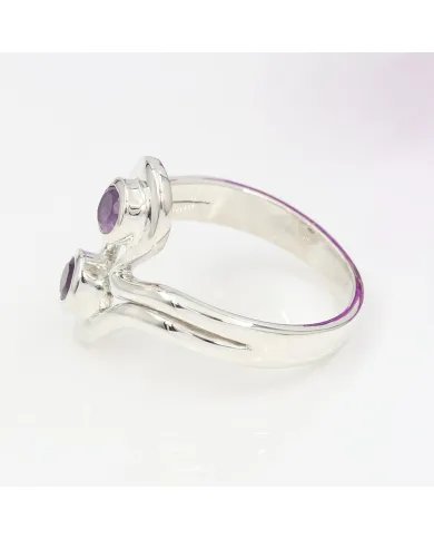 Amethyst Ring - 925 Sterling Silver Handmade Gemstone Jewelry