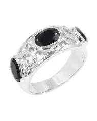 Black Onyx  Ring 925 Sterling Silver | Handmade Statement Jewelry
