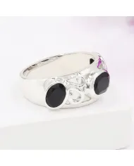 Black Onyx  Ring 925 Sterling Silver | Handmade Statement Jewelry