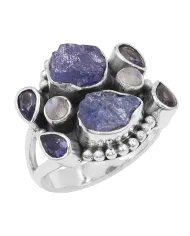 Natural Turquoise Ring - 925 Sterling Silver Oval Gemstone Handmade Jewelry