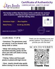 Blue Sapphire Band Ring - 925 Sterling Silver Handmade Jewelry