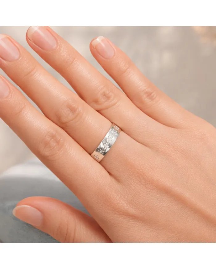 Swarovski Crystal Sunburst Ring - Handmade 925 Sterling Silver Jewelry