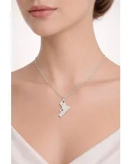 925 Silver Pistol Pendant Necklace – Handmade Gun Charm for Men & Women