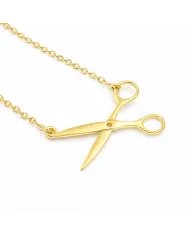 925 Silver Scissors Pendant – Handmade Jewelry for Hairdresser & Stylist
