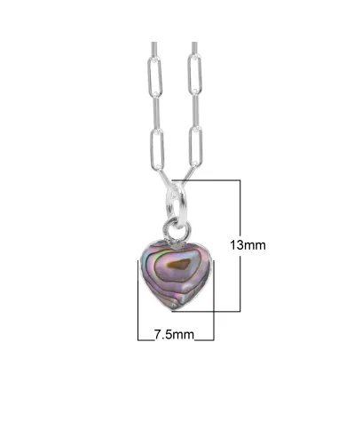 Abalone Shell Pendant in 925 Sterling Silver – Handmade Ocean-Inspired Jewelry