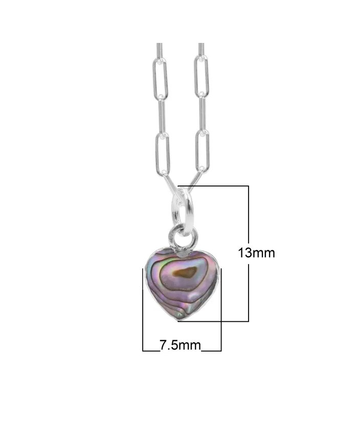 Abalone Shell Pendant in 925 Sterling Silver – Handmade Ocean-Inspired Jewelry