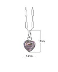 Abalone Shell Pendant in 925 Sterling Silver – Handmade Ocean-Inspired Jewelry