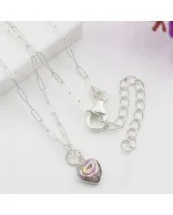 Abalone Shell Pendant in 925 Sterling Silver – Handmade Ocean-Inspired Jewelry