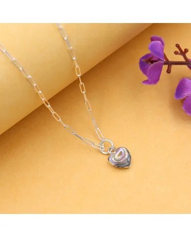 Abalone Shell Pendant in 925 Sterling Silver – Handmade Ocean-Inspired Jewelry