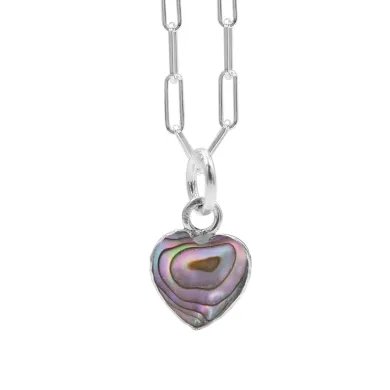 Abalone Shell Pendant in 925 Sterling Silver – Handmade Ocean-Inspired Jewelry