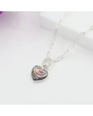 Abalone Shell Pendant in 925 Sterling Silver – Handmade Ocean-Inspired Jewelry