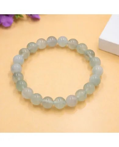 Aquamarine Bracelet for Calm & Clarity – Stretch Beaded Healing Jewelry