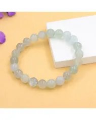 Aquamarine Bracelet for Calm & Clarity – Stretch Beaded Healing Jewelry