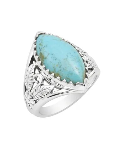 Arizona Turquoise Ring in 925 Sterling Silver – Handmade Jewelry